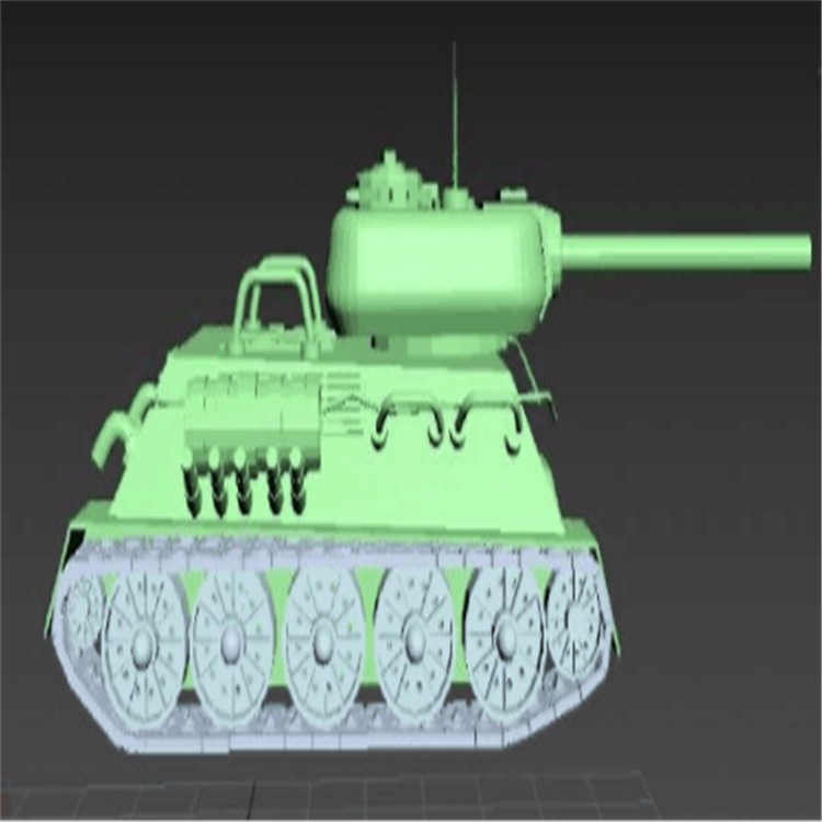 古冶充气军用坦克模型